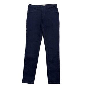 Levis Pull-On Jegging‎ Jeans Womens 27x28 Blue Dark Wash Mid Rise Stretch Denim